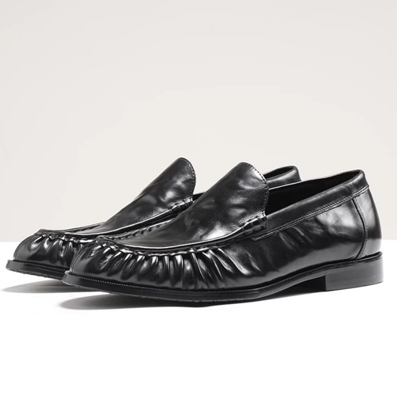 Men'S Shoes Grip - Heren instappers van leer met bovenlaag