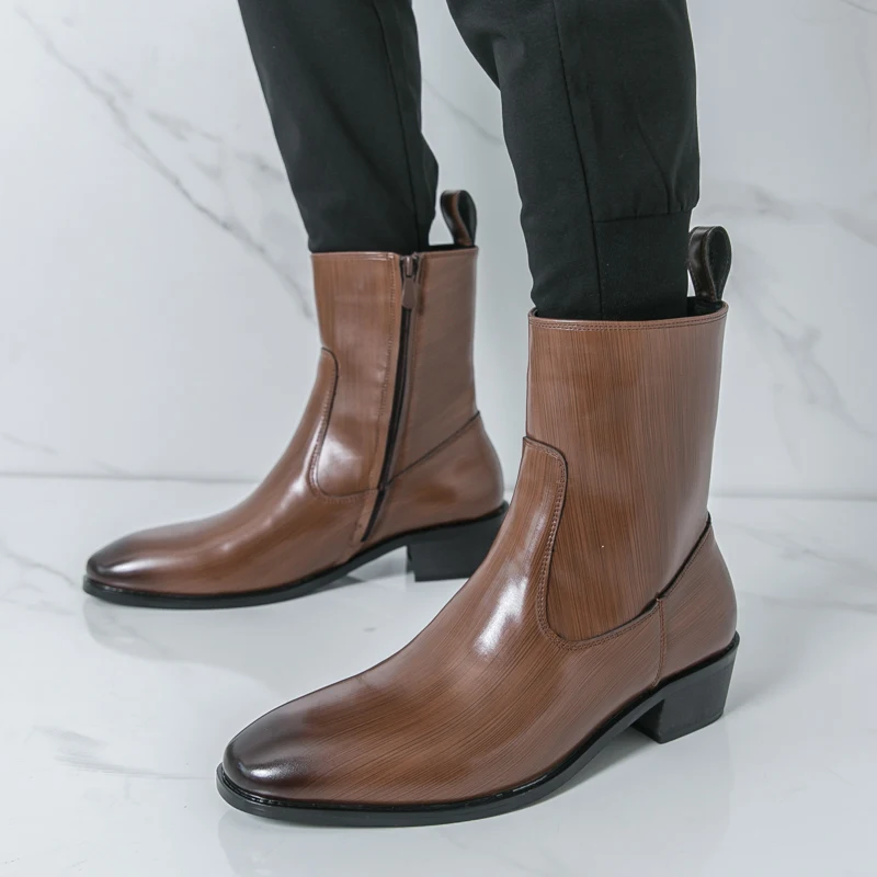 Men'S Shoes Hugo Boss - Klassieke comfortabele enkellaarzen Botas Fashion Casual