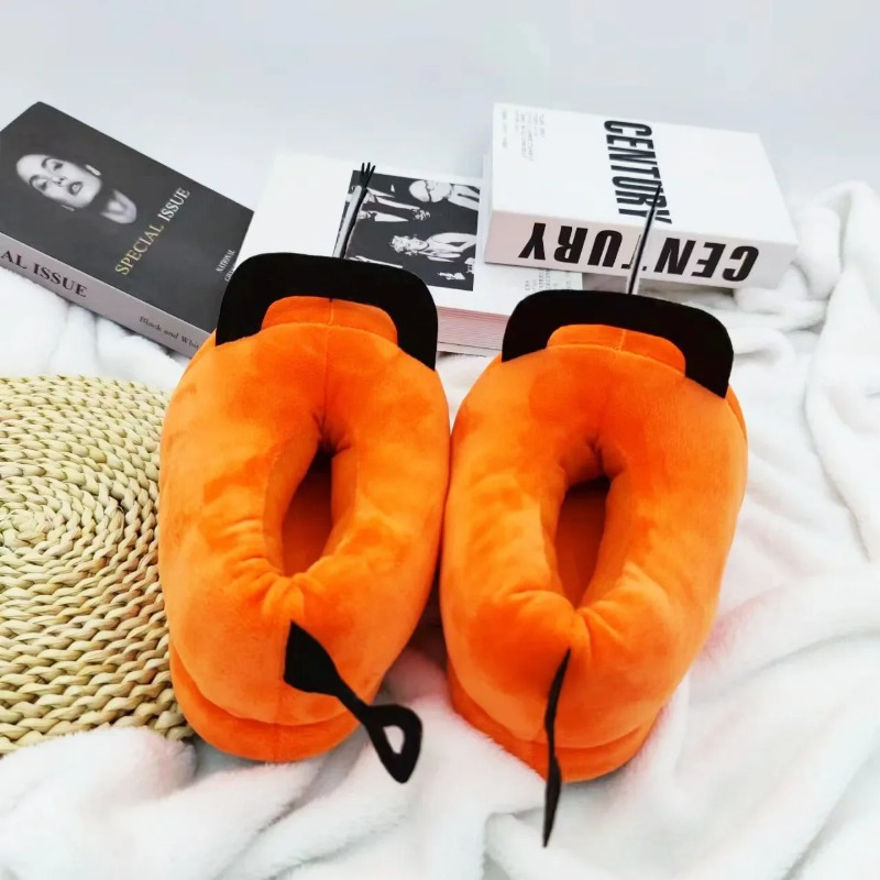 Men Shoes For Winter - Anime Chainsaw Man Pochita Huis Slipper