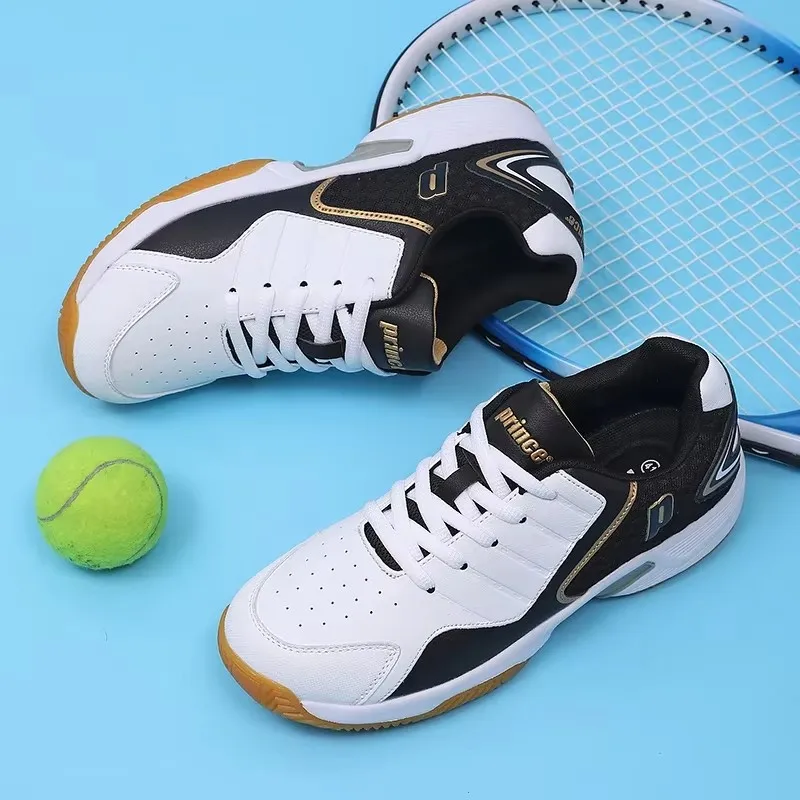 Men'S Shoes Professional - Professionele heren dames leren badmintonschoenen paar