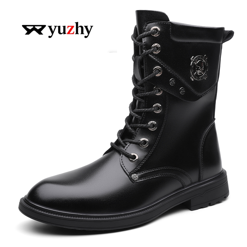Men'S Shoes Black And White - Unisex hoge sneakers met dikke zool