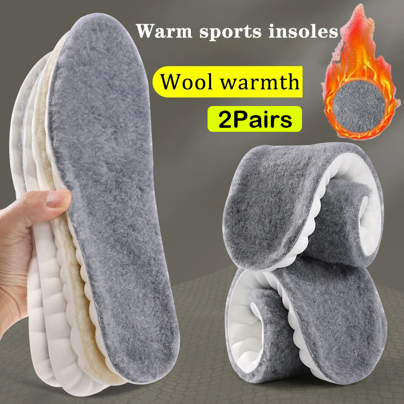 Men'S Shoes With Memory Foam - 4 Stuks Zelfverwarmde Thermische Inlegzolen Voor