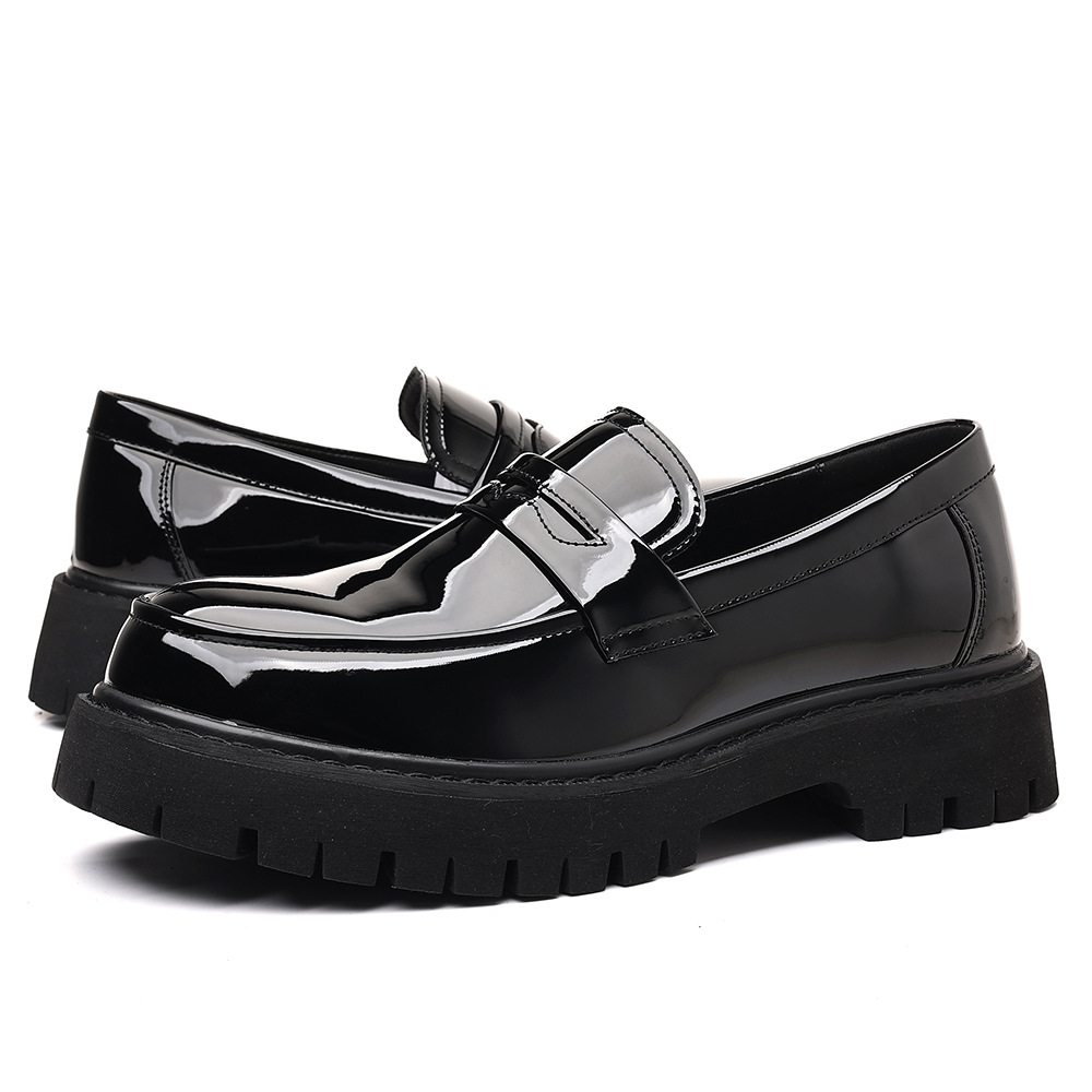 Men'S Shoes Hugo Boss - Nieuwe herenloafers instapper PU lederen vrijetijdsschoenen