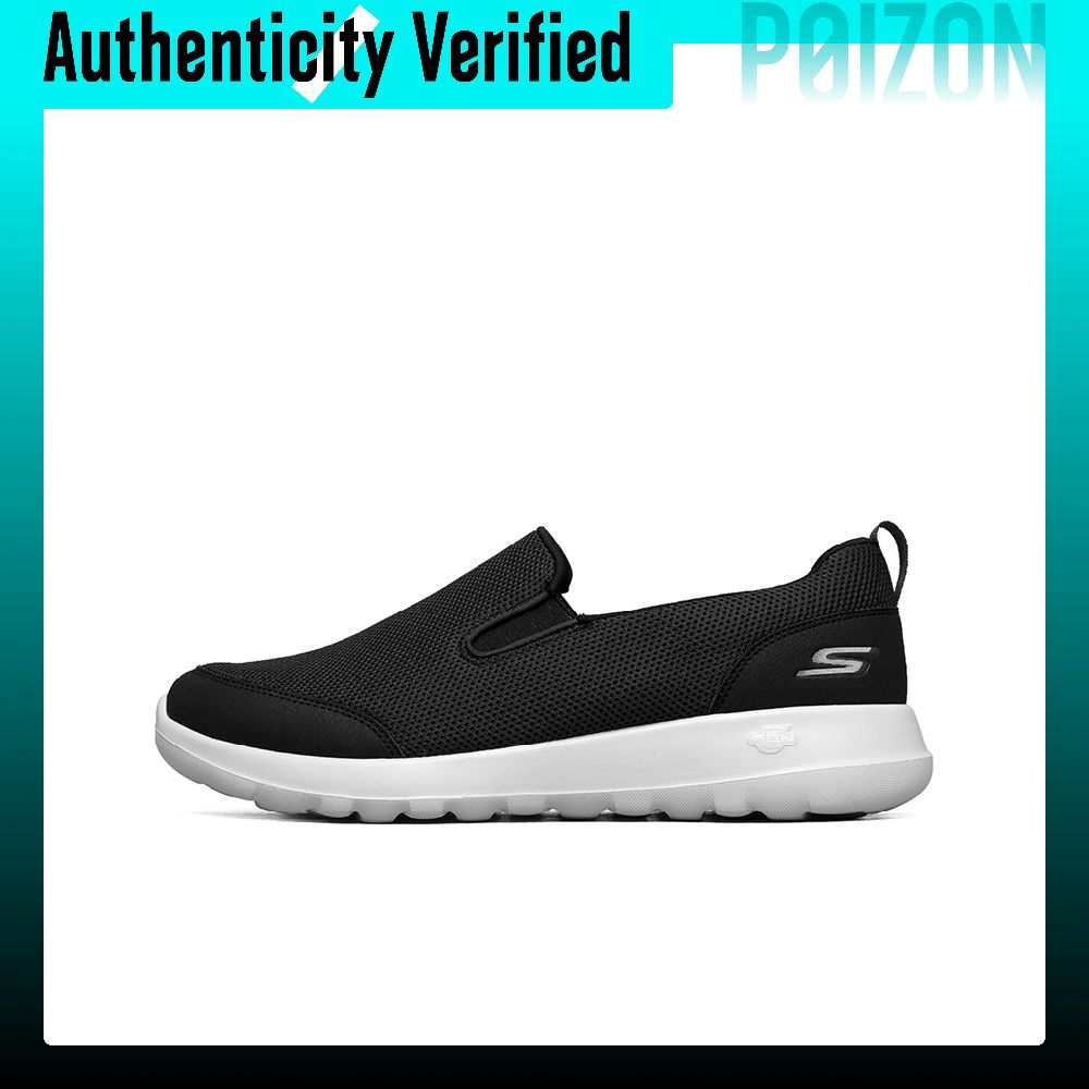 Men'S Shoes Black And White - Skechers GO WALK Ma Mesh, textiel,