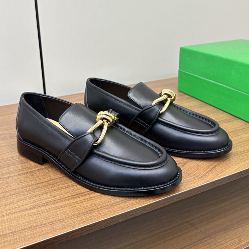 Men'S Shoes Hugo Boss - 2026 Nieuwe Dames Loafers Metalen Knoop