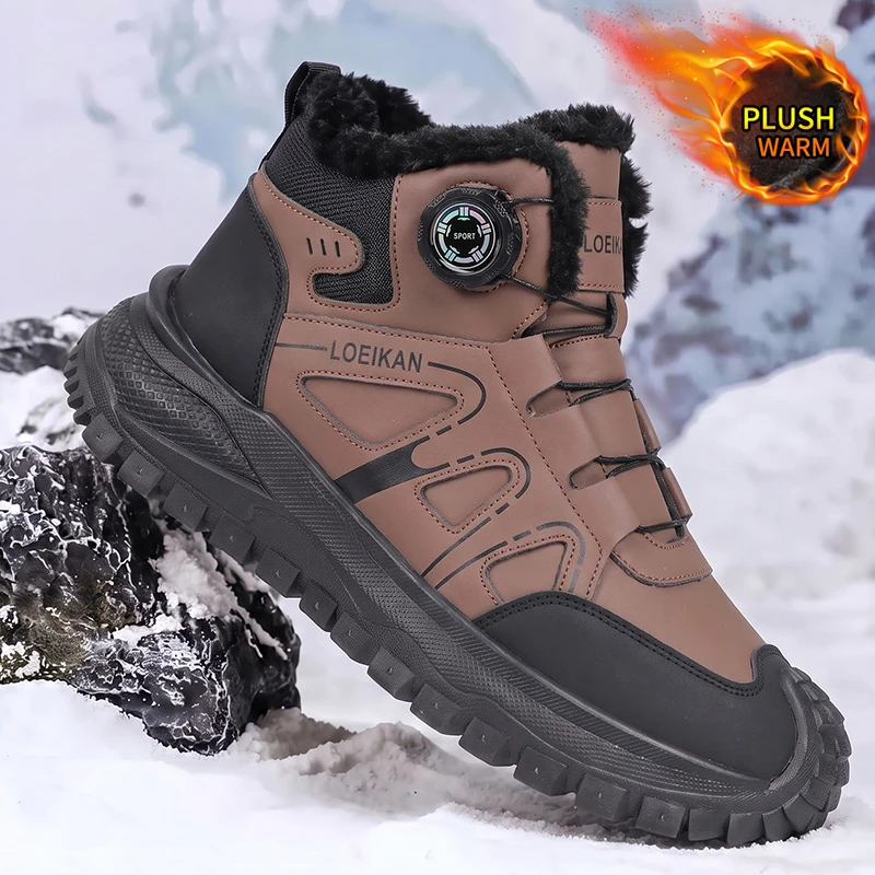 Men'S Shoes Hugo Boss - Heren snowboots met pluche voering, draaibare
