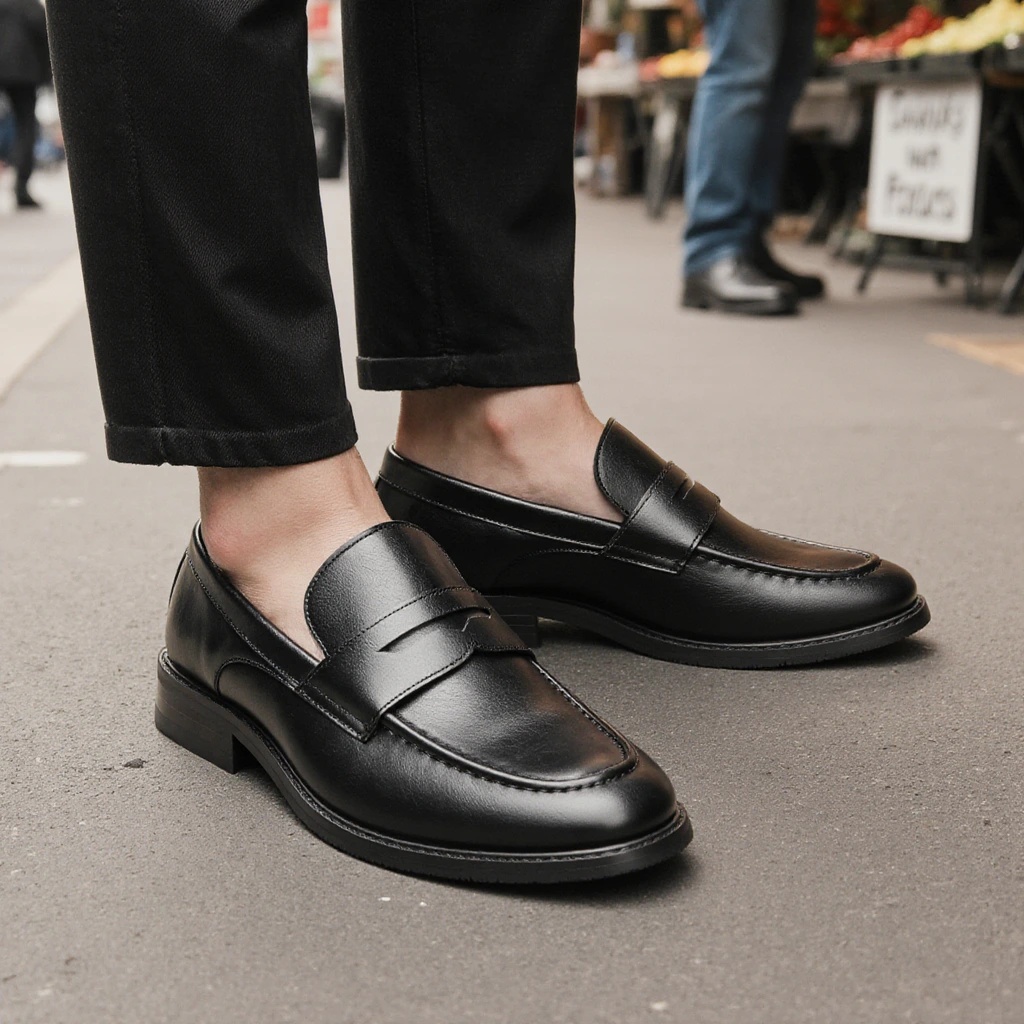 Heren zwarte penny loafers, kl - Men'S Shoes Hugo Boss recensie en prijs