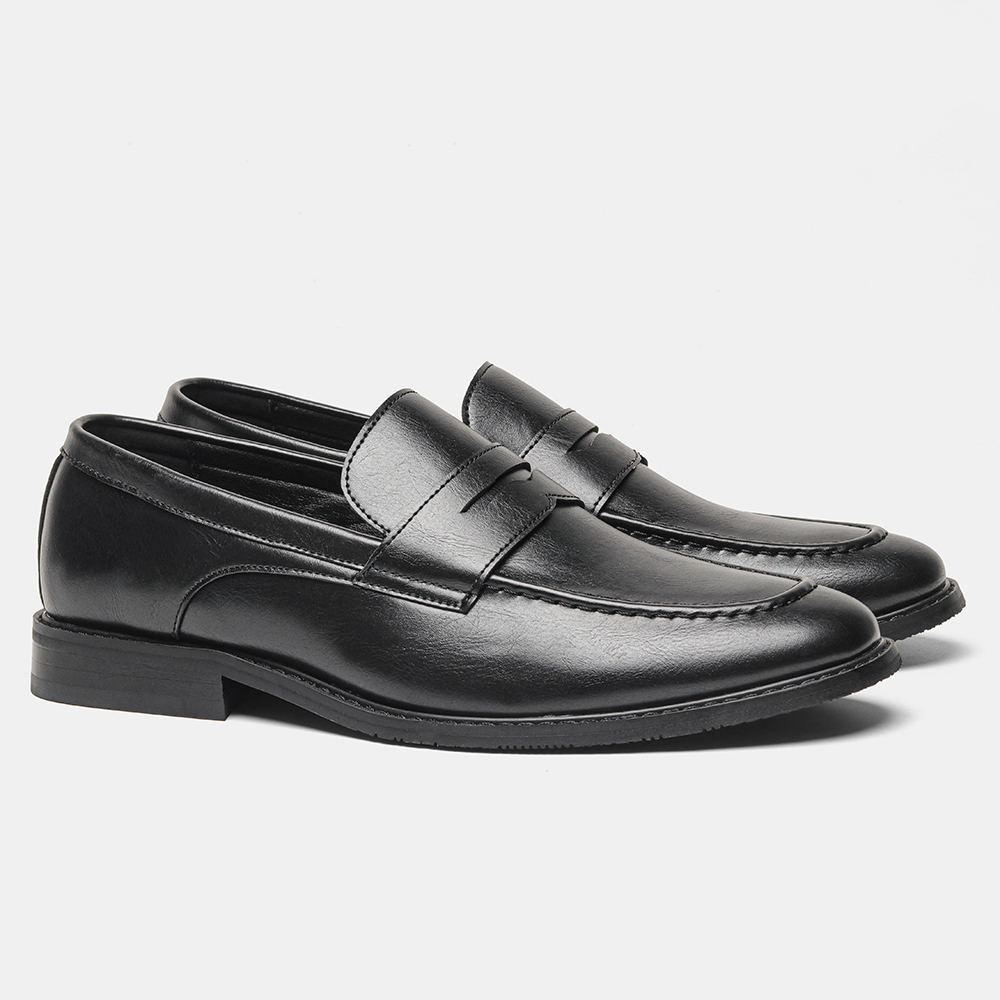 Heren zwarte penny loafers, kl - Men'S Shoes Hugo Boss recensie en prijs