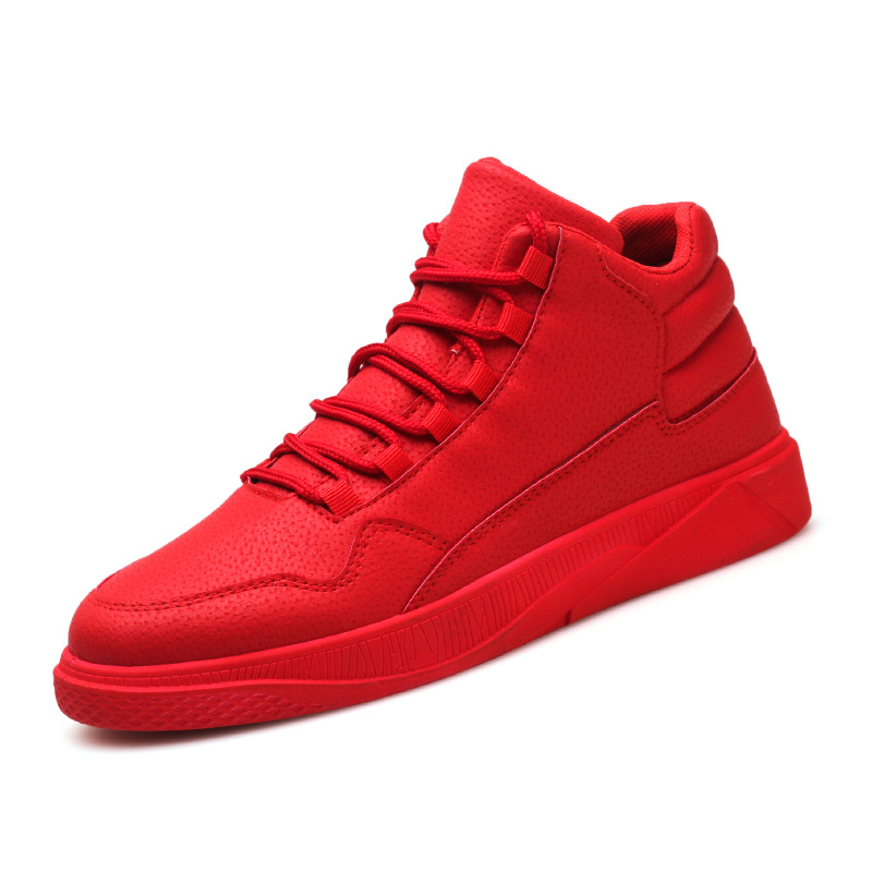 Warm houden Rode hoge leren sk - Men'S Shoes Grip recensie en prijs