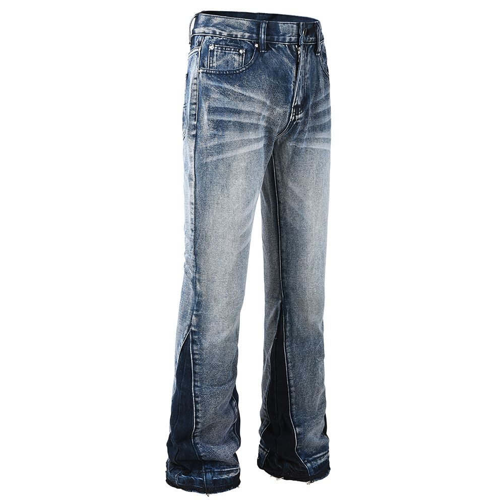 Heren gespleten bootcut denim  - Men Shoes Jeans recensie en prijs