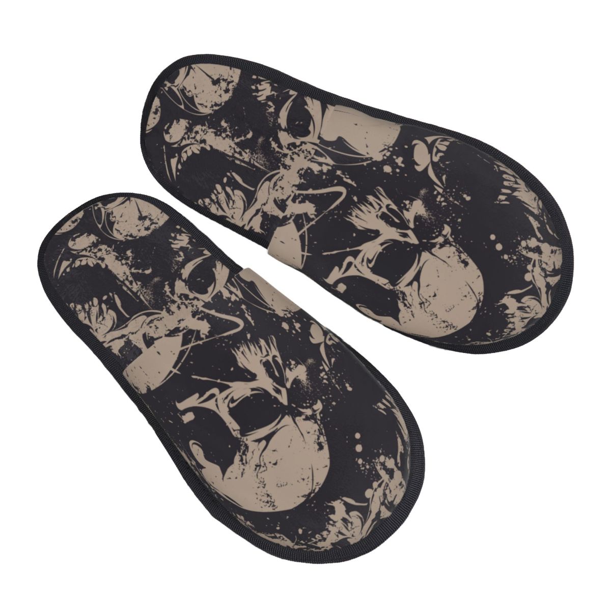 Indoor Zwart-witte Schedels Wa - Men'S Shoes Black And White recensie en prijs