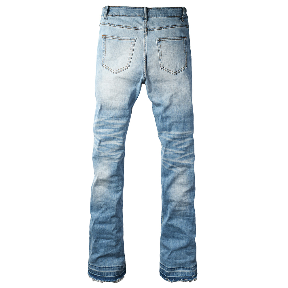 Heren lichtblauwe bootcut deni - Men Shoes Jeans recensie en prijs