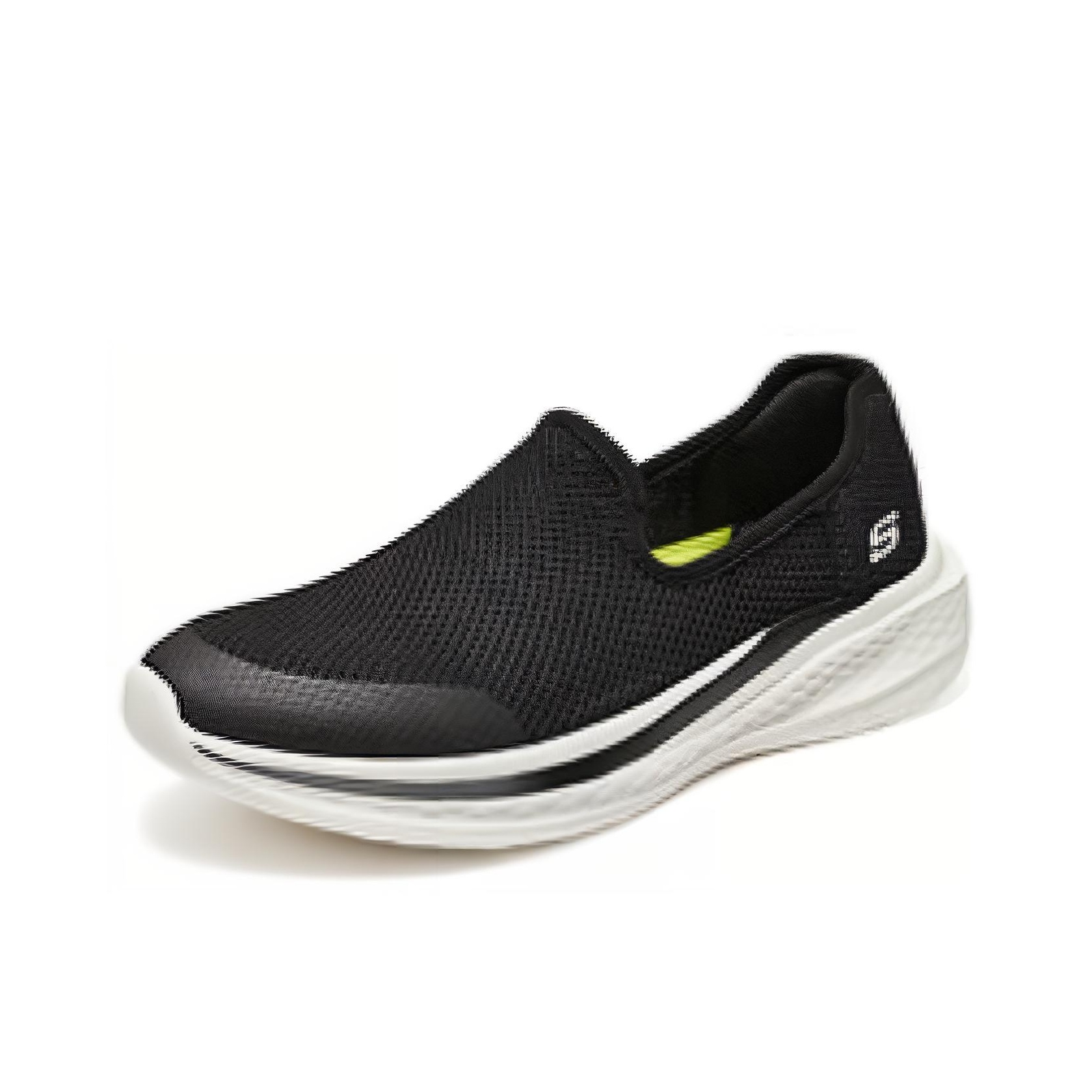 Skechers SLADE Lage Casual Sch - Men'S Shoes Black And White recensie en prijs
