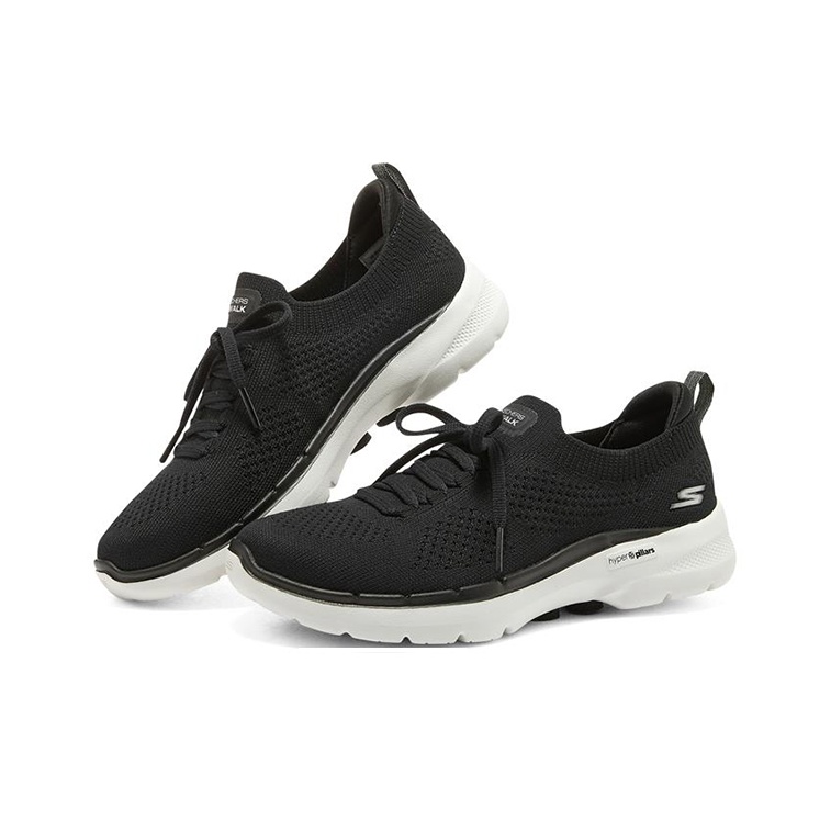 Skechers Go Walk 6 wandelschoe - Men'S Shoes Black And White recensie en prijs