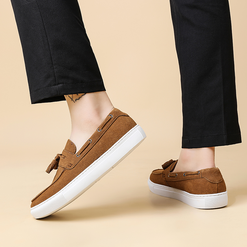 Klassieke suède lederen loafer - Men'S Shoes Hugo Boss recensie en prijs