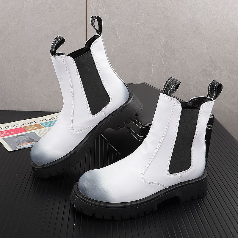 Heren Luxe Mode Echt Lederen L - Men'S Shoes Black And White recensie en prijs