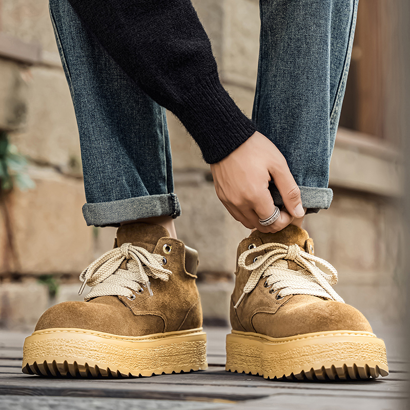Heren hoge kwaliteit suède paa - Men Shoes Boots recensie en prijs