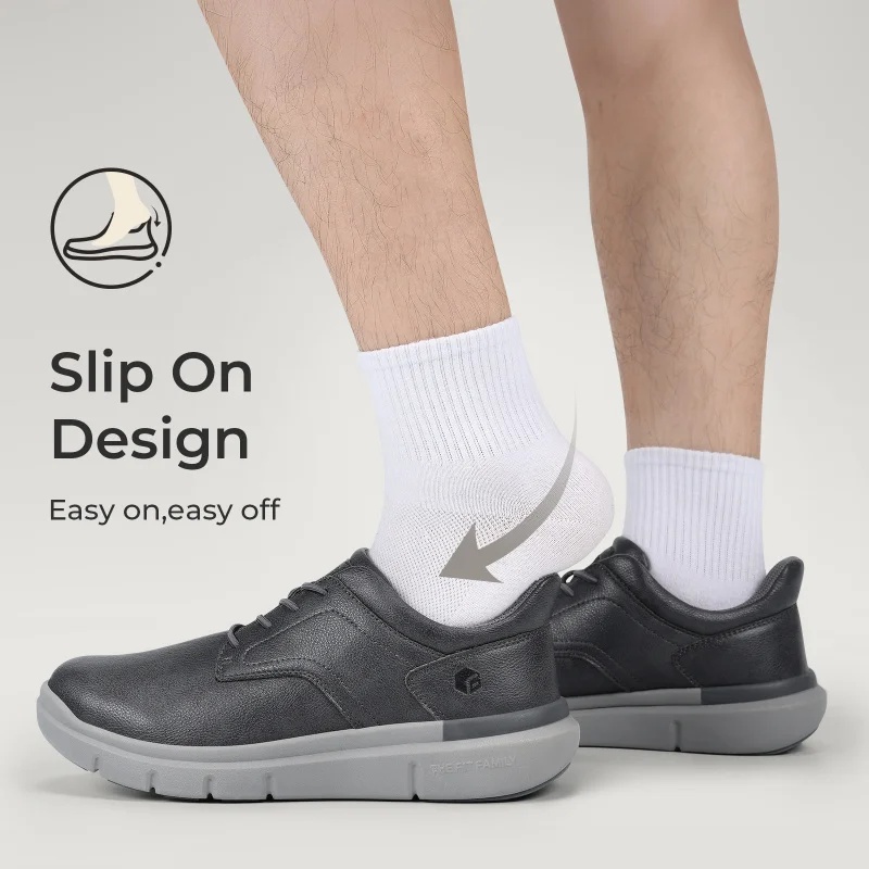FitVille Heren Brede Leren Ins - Men Shoes Boss recensie en prijs
