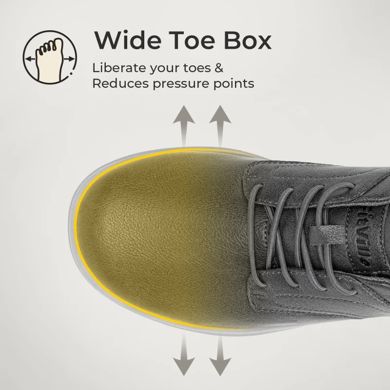 FitVille Heren Brede Leren Ins - Men Shoes Boss recensie en prijs