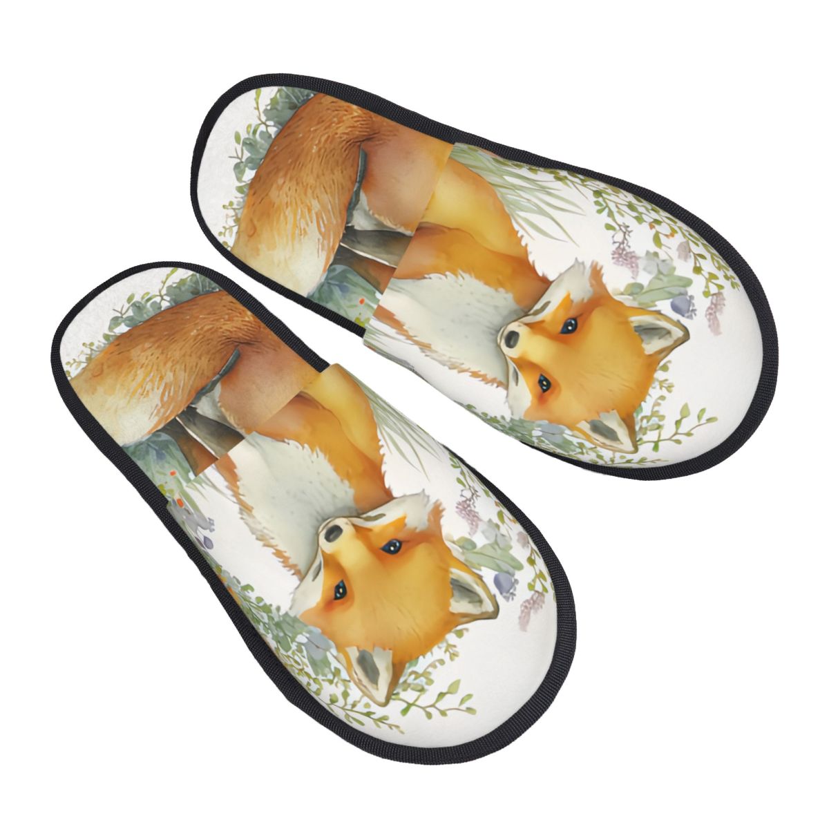 Pluche Indoor Slippers Aquarel - Men Shoes Illustration recensie en prijs