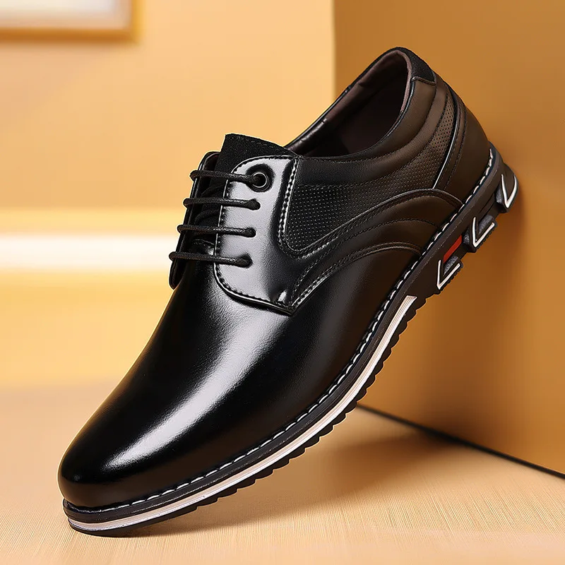 Retro Heren Zakelijke Leren Sc - Men Shoes Boss recensie en prijs