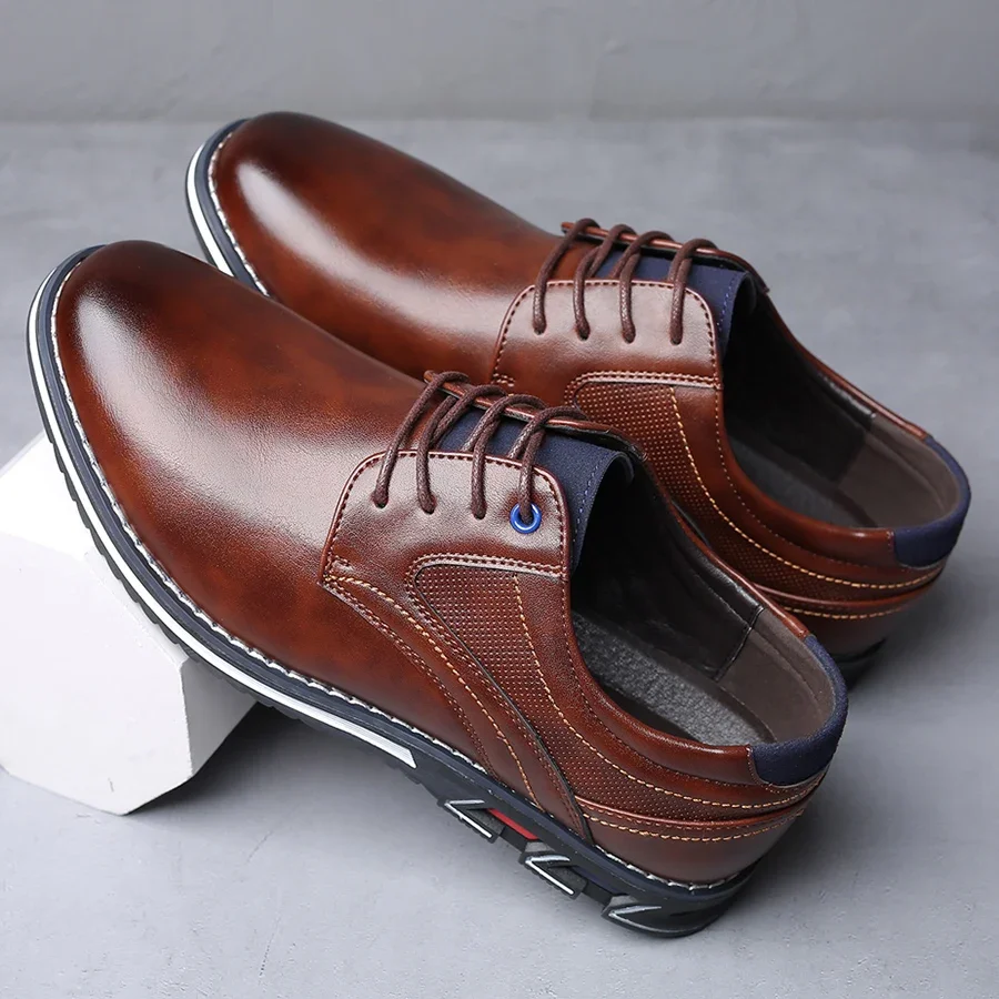 Retro Heren Zakelijke Leren Sc - Men Shoes Boss recensie en prijs